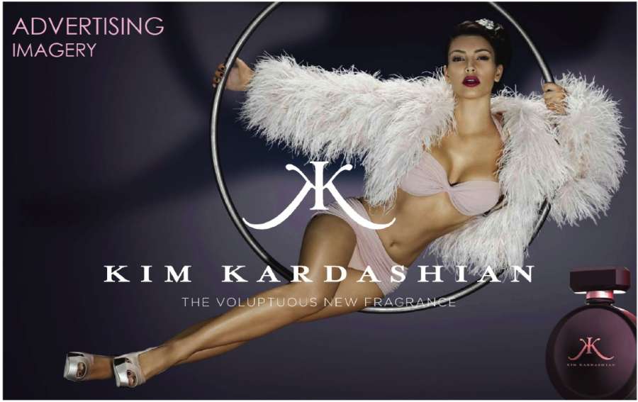 Kim Kardashian Fragrance Ad Campaign 1607