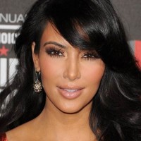 Kim Kardashian hairstyle makeup 2011 Critics Choice Awards