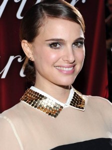 Natalie Portman hairstyle makeup Palms Awards