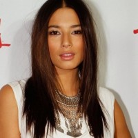 Jessica Gomes hairstyle Sports Illustrated Swimwear party