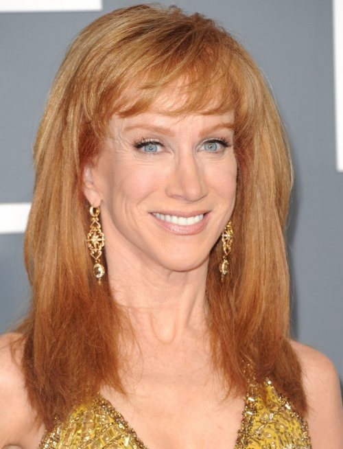 Kathy Griffins hairstyle makeup 2011 Grammys