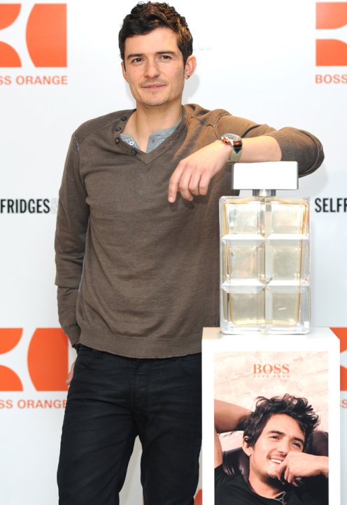 Orlando Bloom launches Hugo Boss Orange Man Fragrance