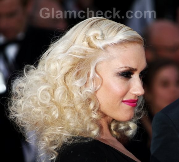Gwen Stefani Hairstyle Makeup at 2011 cannes film festival