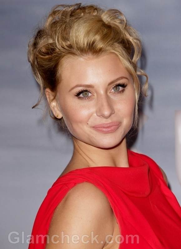 Aly Michalka red Sheath Dress  Super 8