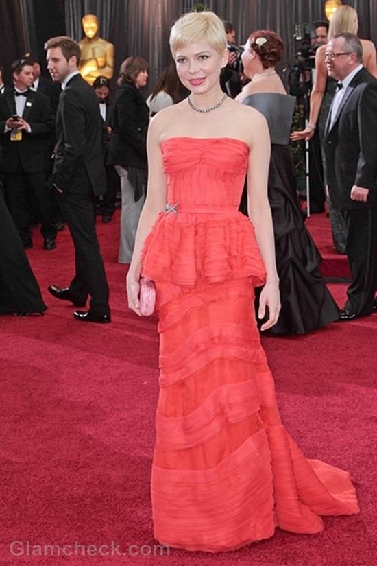 Oscars 2012 best dressed Michelle Williams