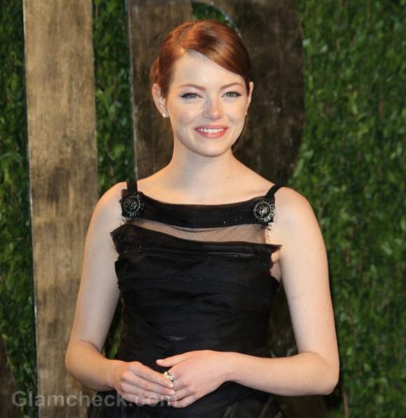 Emma Stone 2012 oscars party