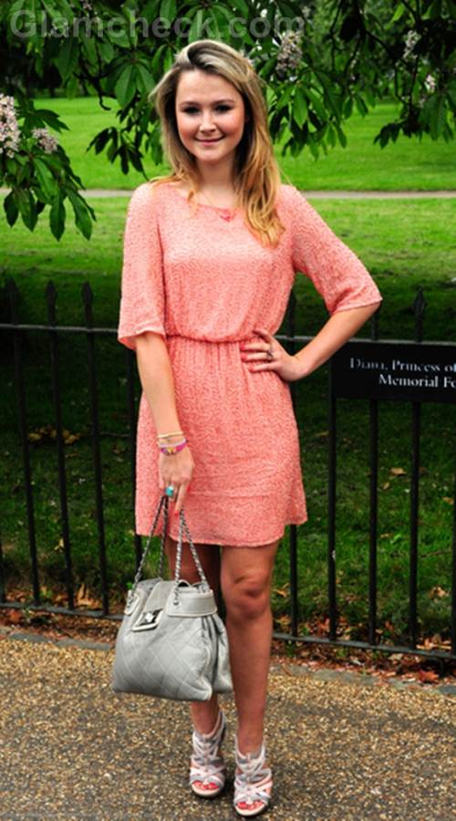 Amber Atherton pink dress Serpentine Gallery Summer Party 2012