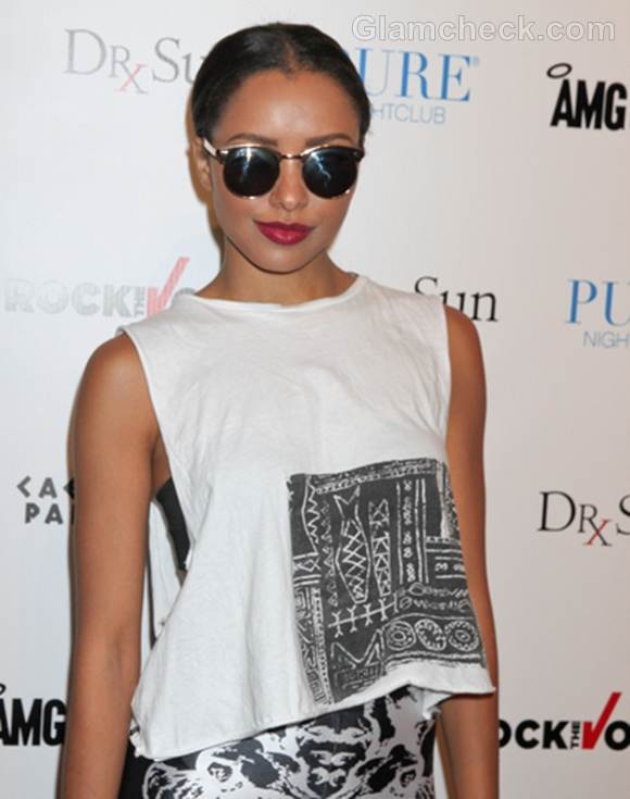 Kat Graham Hot In Spandex Bodysuit At Las Vegas Concert