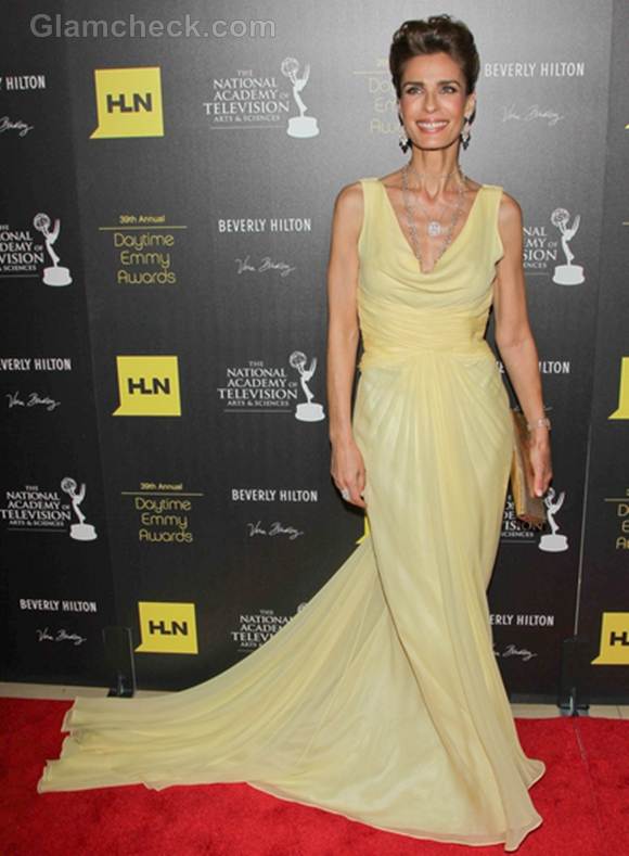 Kristian Alfonso yellow gown