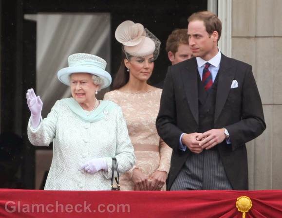 Queen Elizabeth II Catherine Duchess of Cambridge Prince William