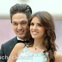 Mario Falcone and Lucy Mecklenburgh Unveil Titanic Props