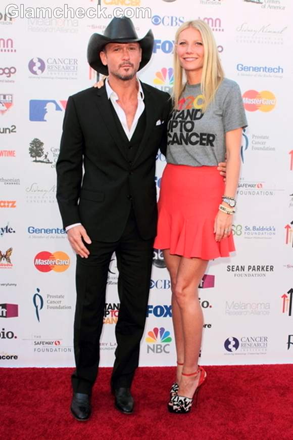 Tim McGraw and Gwyneth Paltrow Stand Up to Cancer Fundraiser