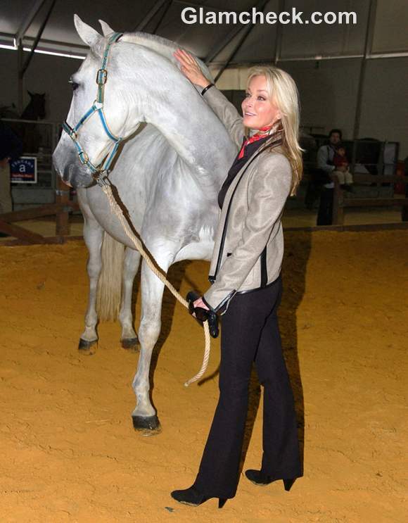 Bo Derek Visits International Horse Fair