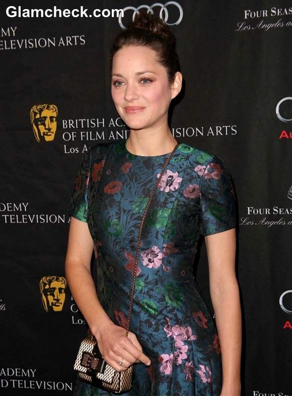 Marion Cotillard In Erdem At 2013 BAFTA Tea Party In LA