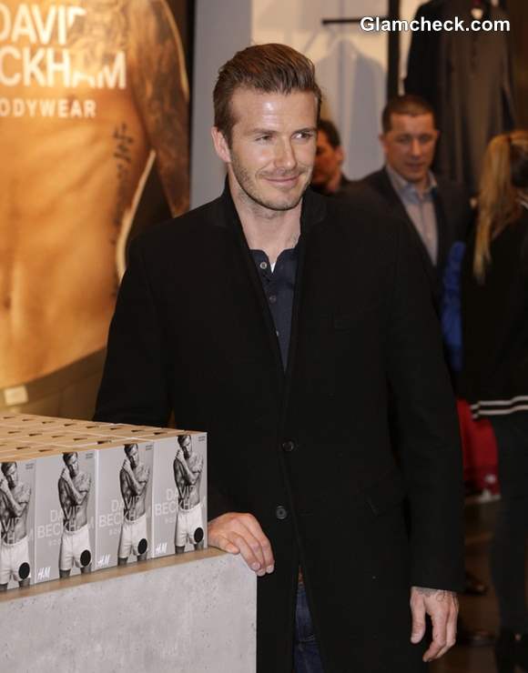 David Beckham Promotes Bodywear for HM in Germany