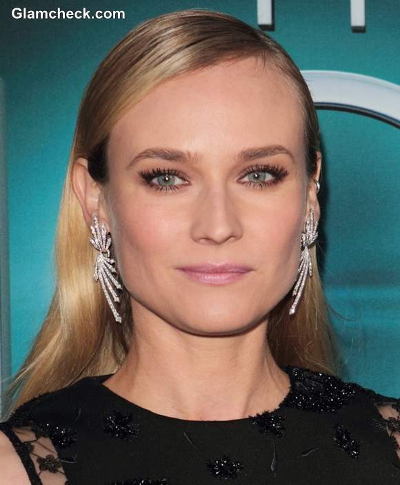 Diane Kruger Titillates in Sheer-panelled Dress at “The Host” Premiere