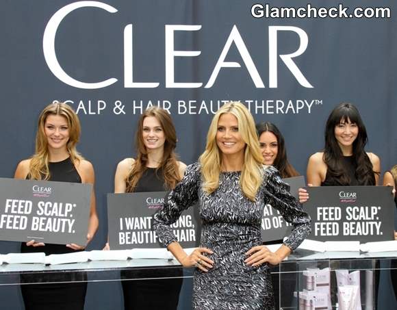Heidi Klum Right End Hair care Campaign