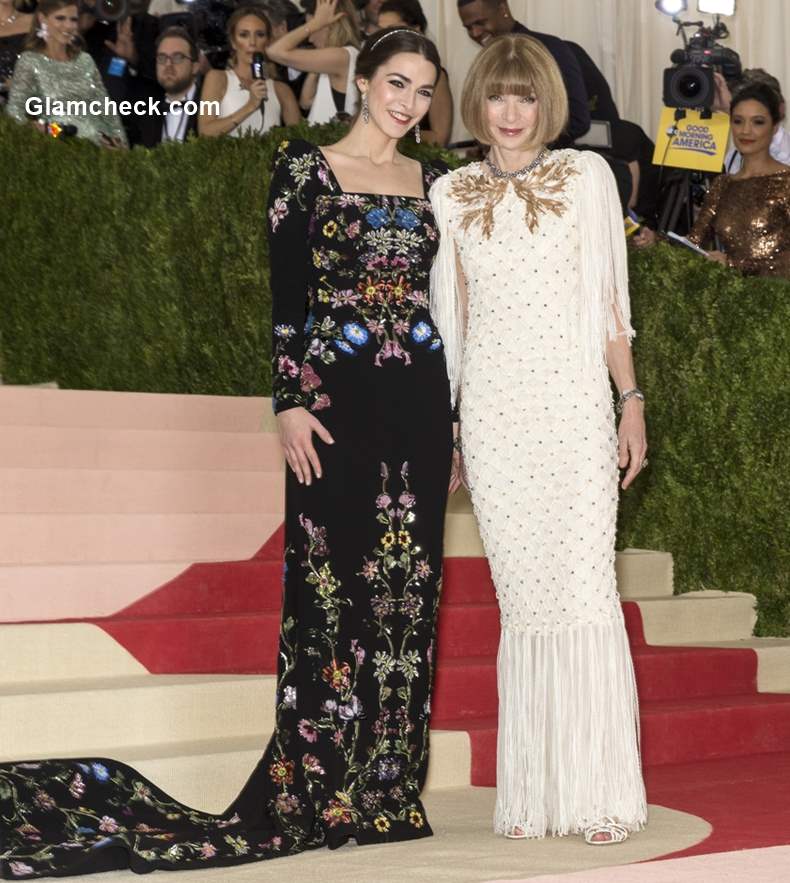 Bee Shaffer with Anna Wintour