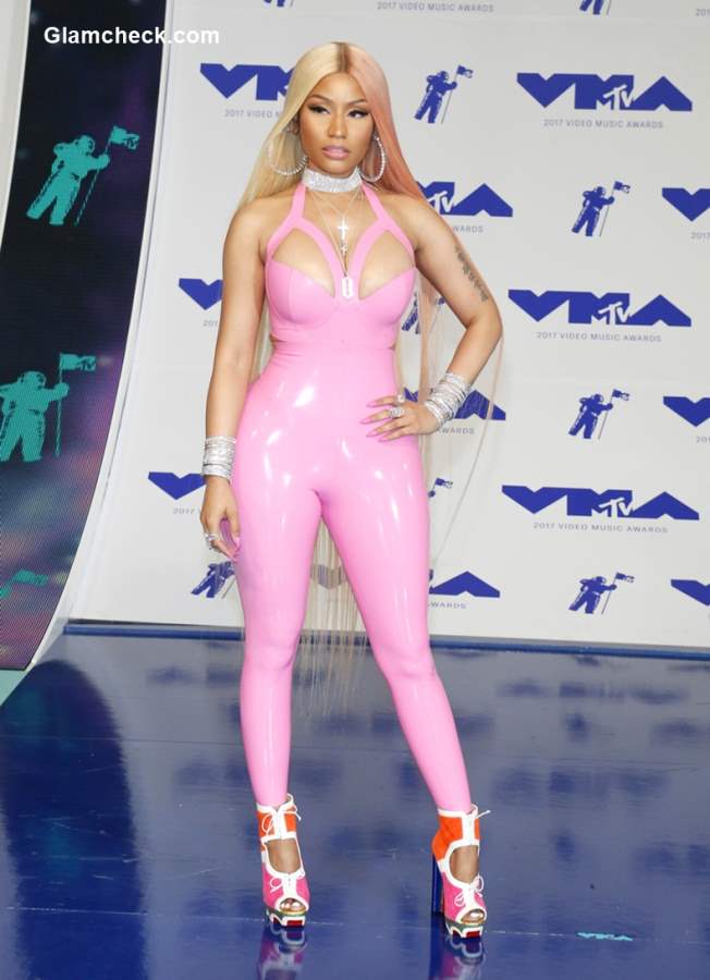 Nicki Minaj Latex Jumpsuit