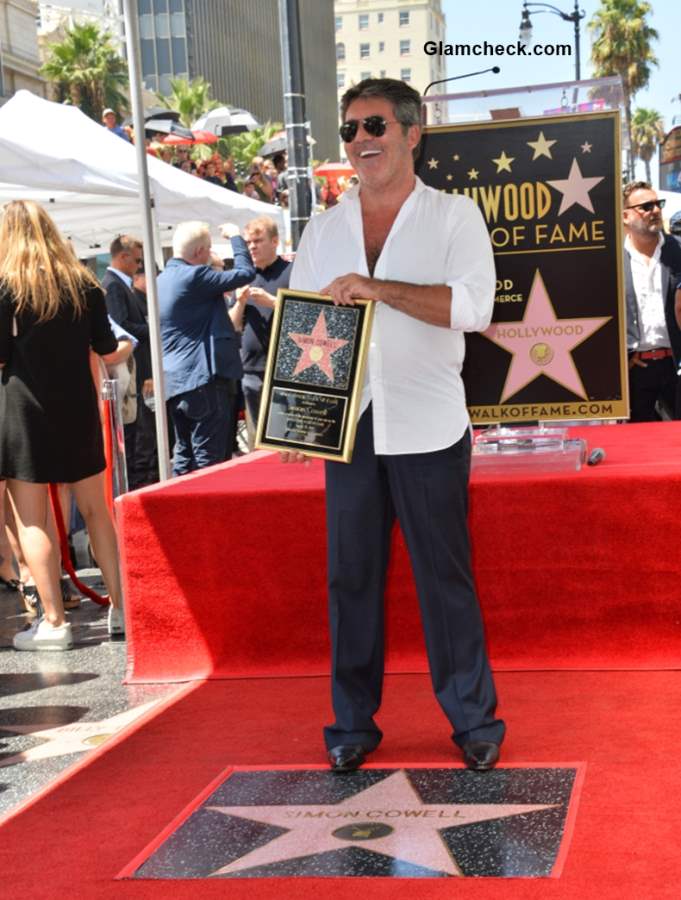 Simon Cowell gets Star at Hollywood Walk of Fame