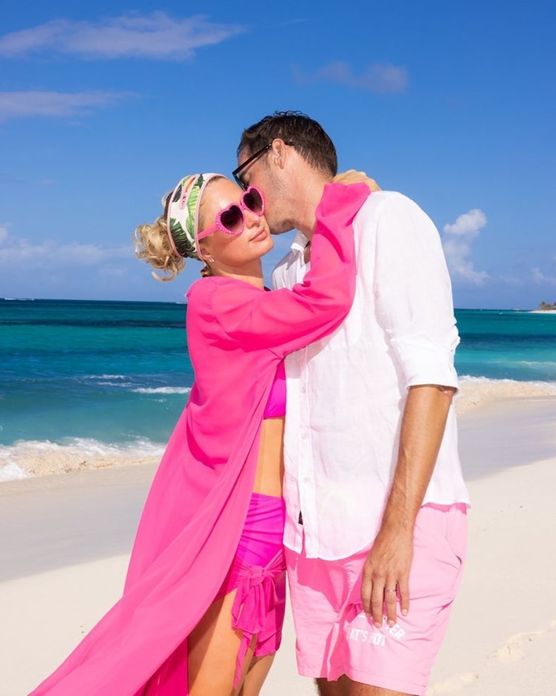 Paris Hilton and Carter Reum Honeymoon Pictures