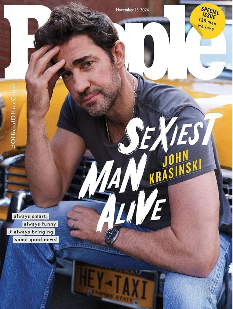 John Krasinski Named Peoples Sexiest Man Alive 2024