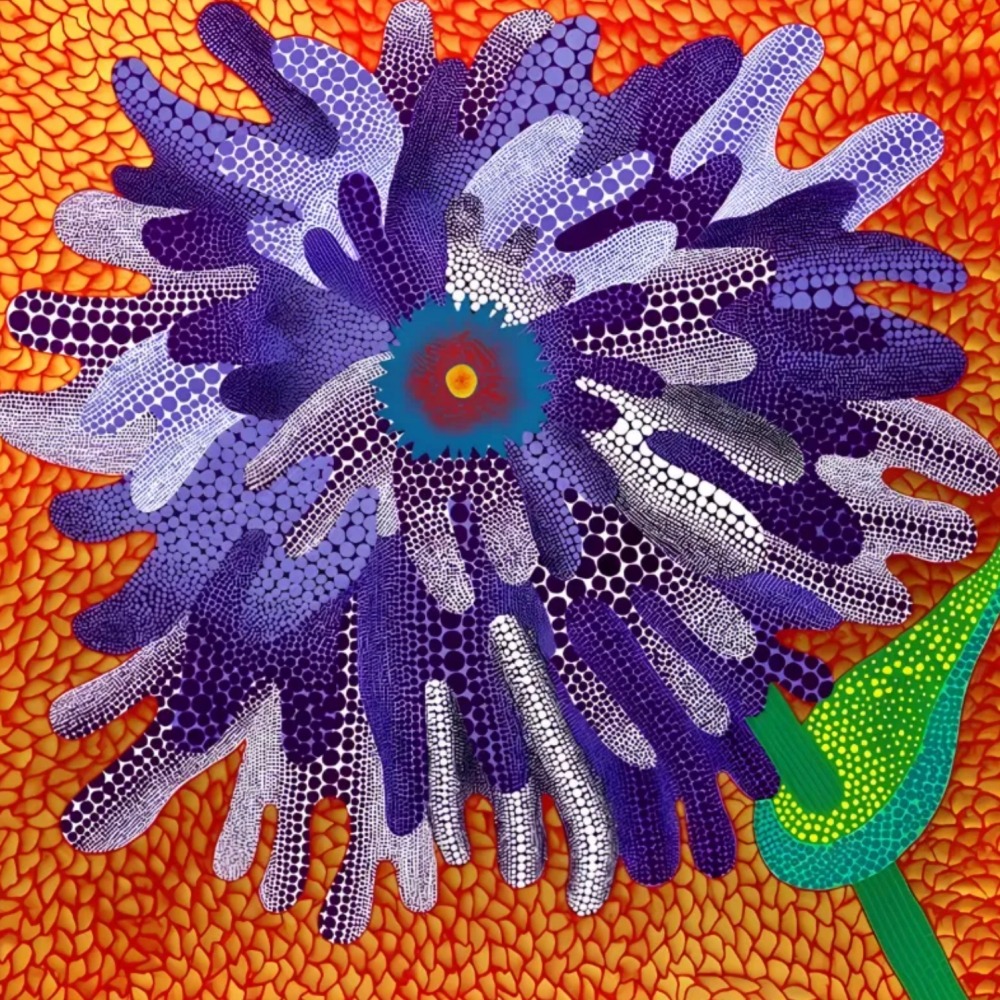 Yayoi Kusama paintings