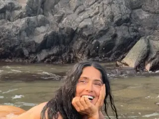 Salma Hayek Celebrates 60 in Her Birthday Suit