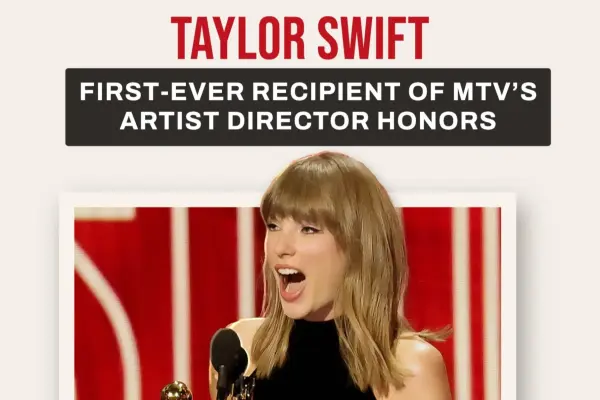 Taylor Swift Makes History With Artist Director Honor at MTV VMAs 2026