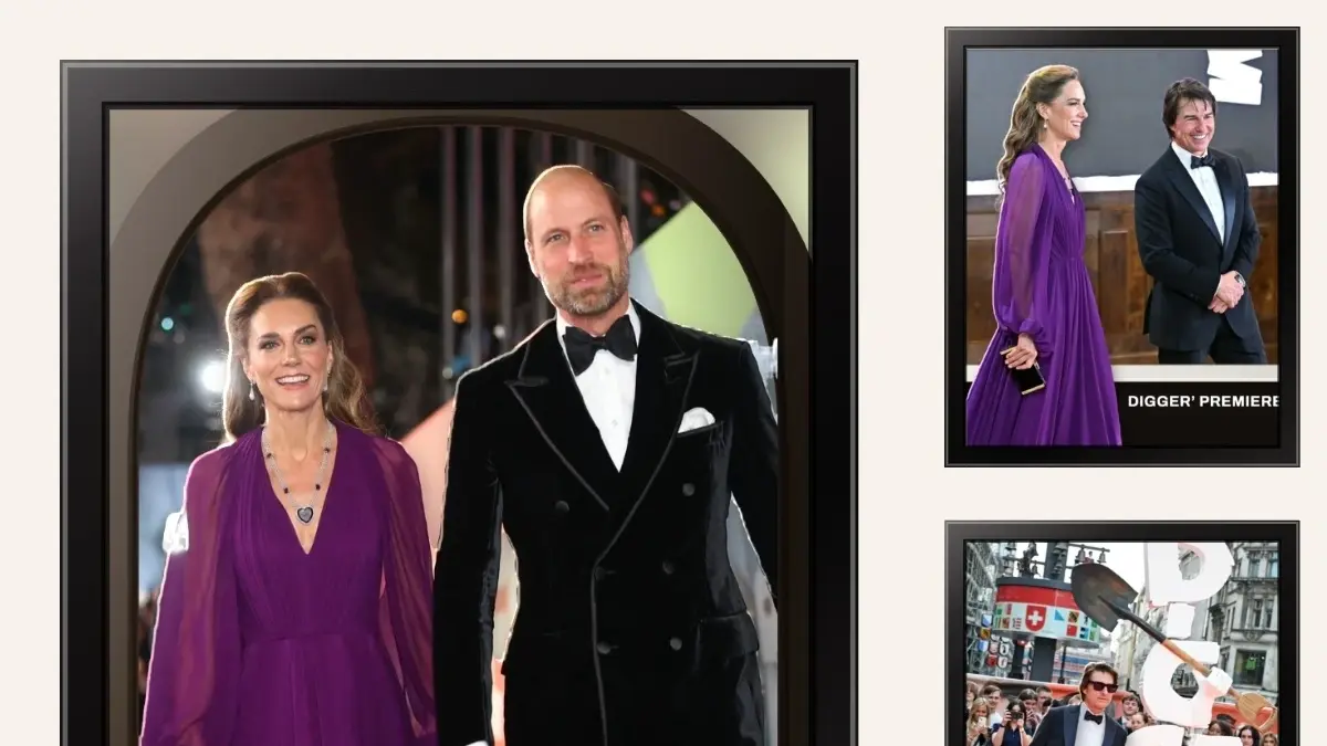 Tom Cruise Welcomes Prince William and Kate Middleton to the ‘Digger’ Premiere in London
