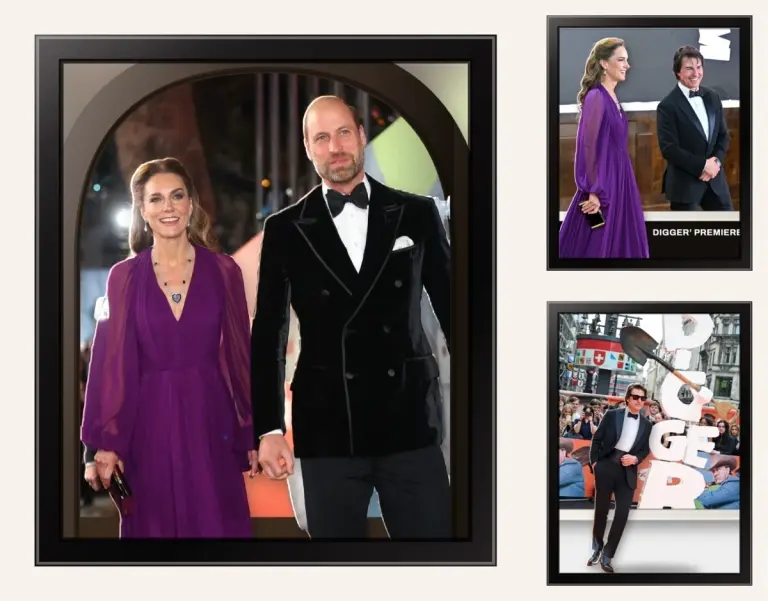 Tom Cruise Welcomes Prince William and Kate Middleton to the ‘Digger’ Premiere in London