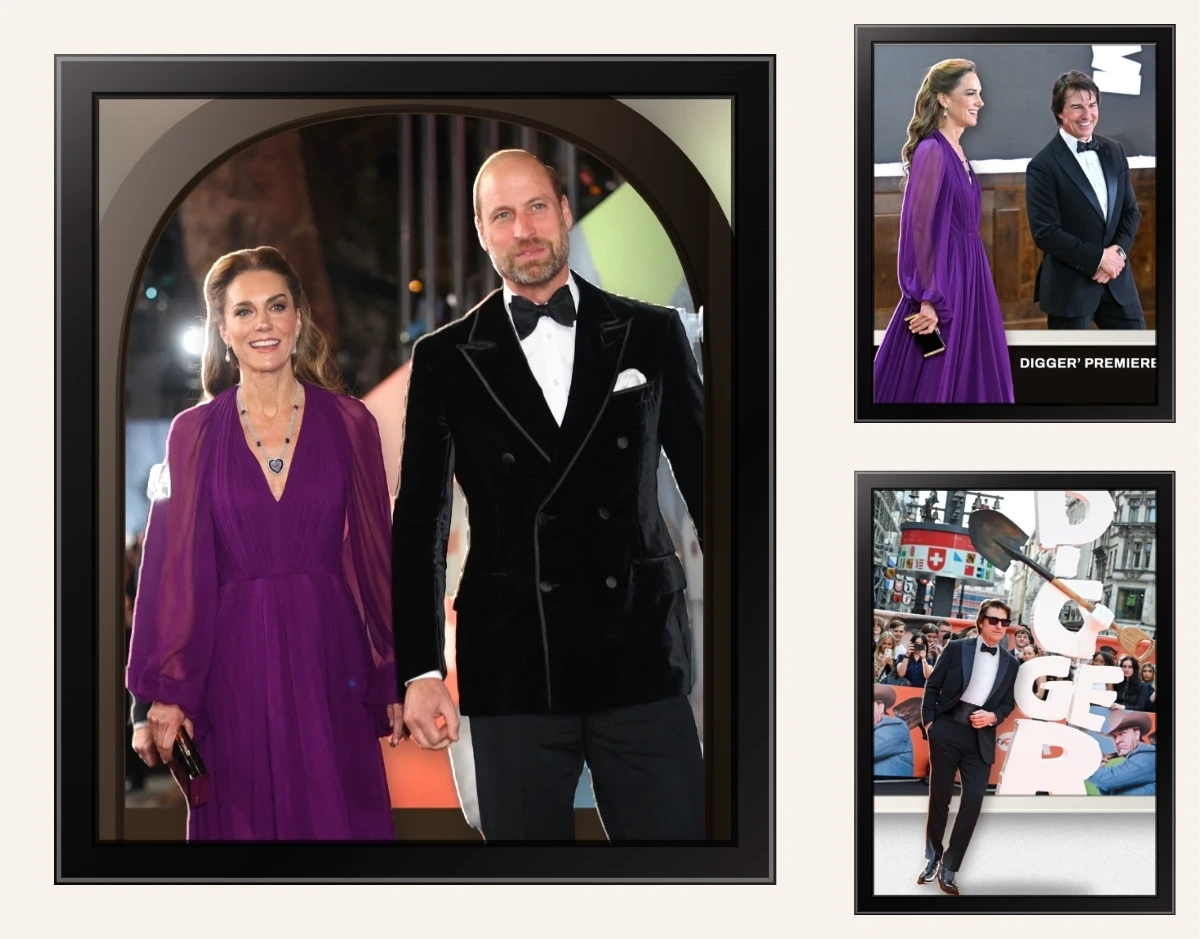 Tom Cruise Welcomes Prince William and Kate Middleton to the ‘Digger’ Premiere in London