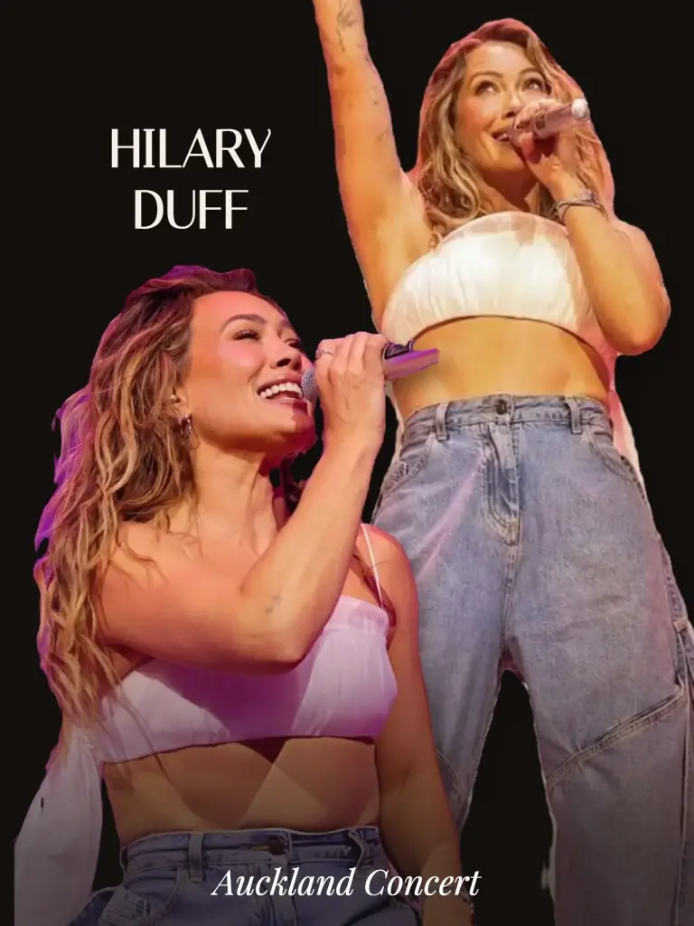 Hilary Duff Brings Y2K Nostalgia and Pop Glamour to Auckland Concert