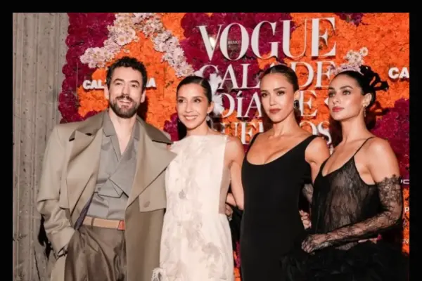 Jessica Alba at the Vogue Latinoamérica Día de Muertos Gala in Mexico