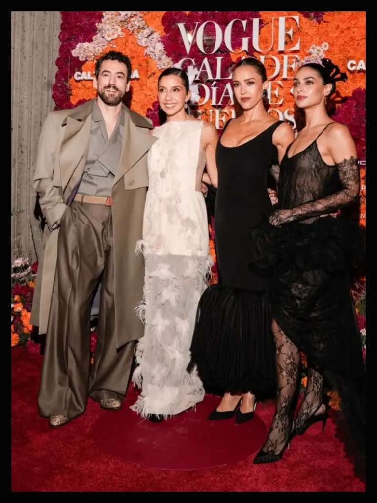 Jessica Alba at the Vogue Latinoamérica Día de Muertos Gala in Mexico