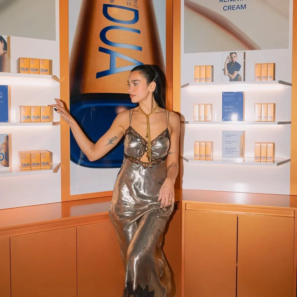 Dua Lipa DUA by AB Skincare Pop Up to New York City