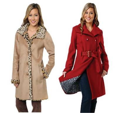 Animal print lining coats / jackets