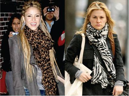 Animal print scarves - stoles