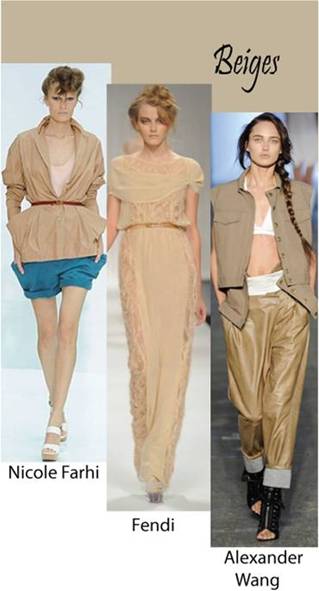 Color trend Spring summer 2010 Beige