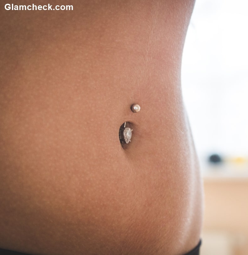 Belly Piercing - Process Jewelry Aftercare
