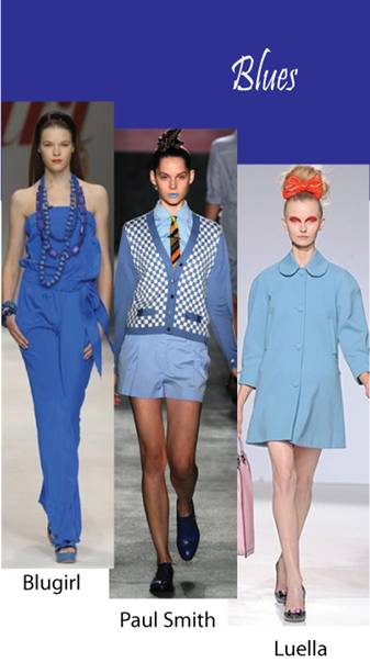 Color trend Spring summer 2010 Blue