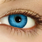 Color tints blue / colored contacts