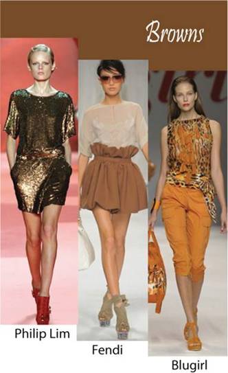 Color trend Spring summer 2010 Brown