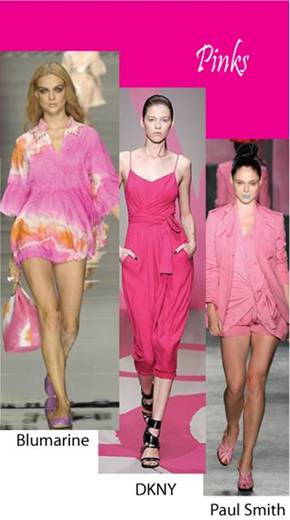 Color trend Spring summer 2010 pink