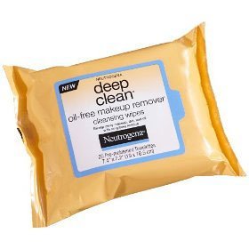 Neutrogena deep clean oil free makeup removing wipes