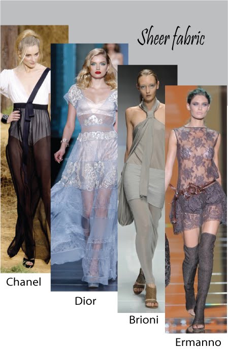 Trends Spring  Summer 2010 (Sheer fabric)