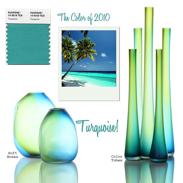 Turquoise Pantone's Color of the Year for 2010--