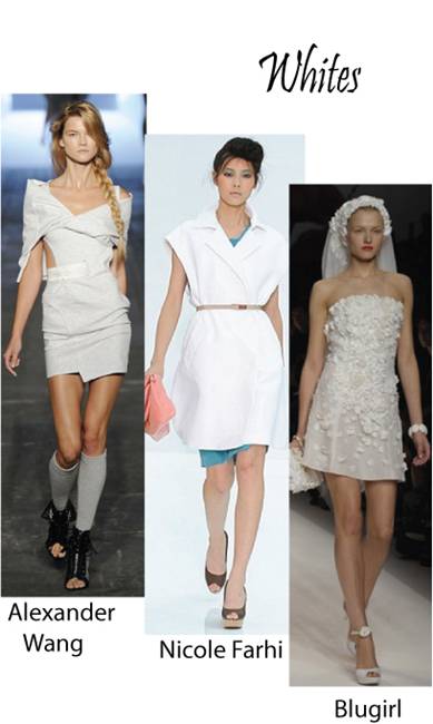 Color trend Spring summer 2010 white