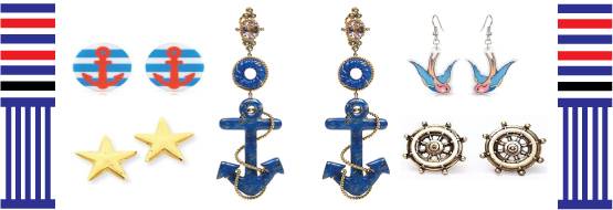 Nautical earrings