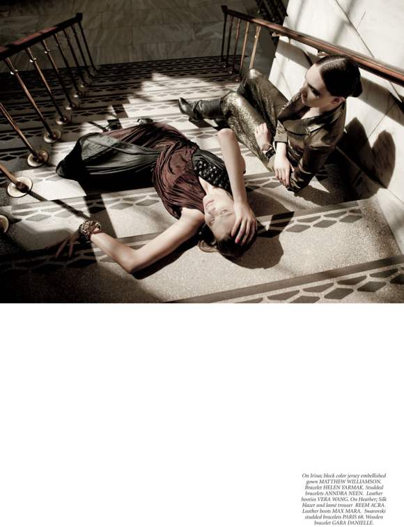 Irina Vodolazova & Heather for Dress to Kill Magazine Fall 2010